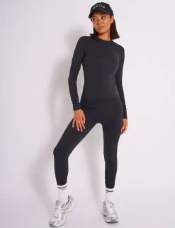 Sale Kaiia Sculpt Long Sleeve Fitted T-shirt Sculpt & Reset | Sculpt & Leisure