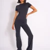 Outlet Kaiia Sculpt Short Sleeve Fitted T-shirt Sculpt & Reset | Sculpt & Leisure