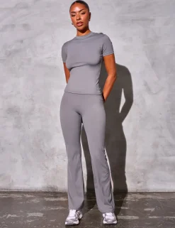 Discount Kaiia Sculpt Yoga Pants Slate Grey Sculpt & Reset | Sculpt & Leisure