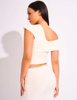 Online Kaiia Slinky Drape Off Shoulder Top Co-ord Sculpt & Leisure | Kaiia The Label