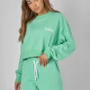 Online Kaiia Slogan Cropped Sweatshirt Sculpt & Leisure | Kaiia The Label