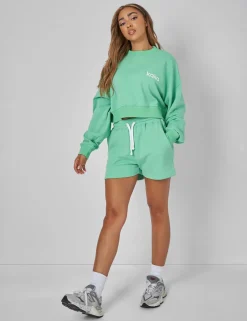 Online Kaiia Slogan Cropped Sweatshirt Sculpt & Leisure | Kaiia The Label