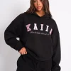Cheap Kaiia Slogan Oversized Hoodie & Pink Tracksuits | Tracksuits