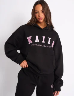 Cheap Kaiia Slogan Oversized Hoodie & Pink Tracksuits | Tracksuits