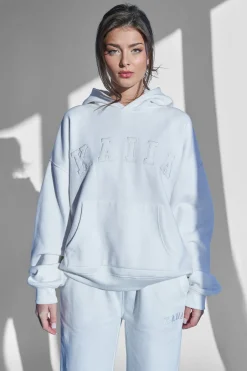 Store KAIIA SLOGAN OVERSIZED HOODIE Back In Stock | Curve