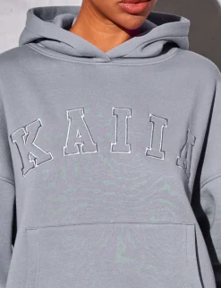 Cheap Kaiia Slogan Oversized Hoodie Dove Grey Sculpt & Reset | Sweatshirt & Hoodies