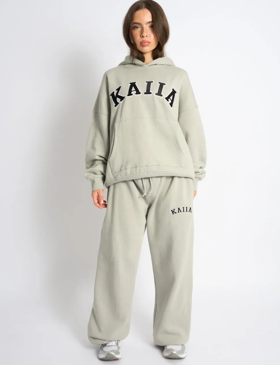 Online Kaiia Slogan Oversized Hoodie Sculpt & Leisure | Kaiia The Label