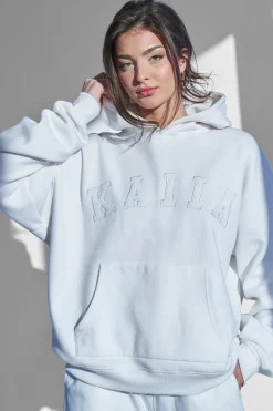 Store KAIIA SLOGAN OVERSIZED HOODIE Back In Stock | Curve