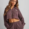 Discount Kaiia Slogan Zip Through Cropped Hoodie Sculpt & Leisure | Kaiia The Label