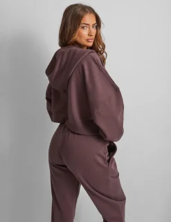 Discount Kaiia Slogan Zip Through Cropped Hoodie Sculpt & Leisure | Kaiia The Label