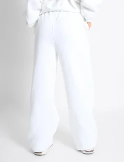 Sale Kaiia Snowflake Logo Flared Joggers White & Red Sculpt & Leisure | Kaiia The Label