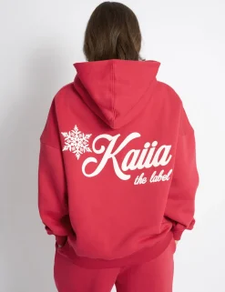 Best Kaiia Snowflake Logo Oversized Hoodie Sculpt & Leisure | Kaiia The Label