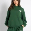 Best Kaiia Snowflake Logo Oversized Hoodie Forest Green Sculpt & Leisure | Kaiia The Label