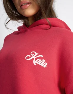 Best Kaiia Snowflake Logo Oversized Hoodie Sculpt & Leisure | Kaiia The Label