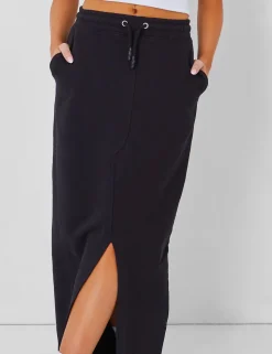 Cheap Kaiia Split Front Sweat Maxi Skirt in Sculpt & Leisure | Kaiia The Label