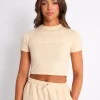 Cheap Kaiia Sport Baby Tee Sculpt & Leisure | Kaiia The Label