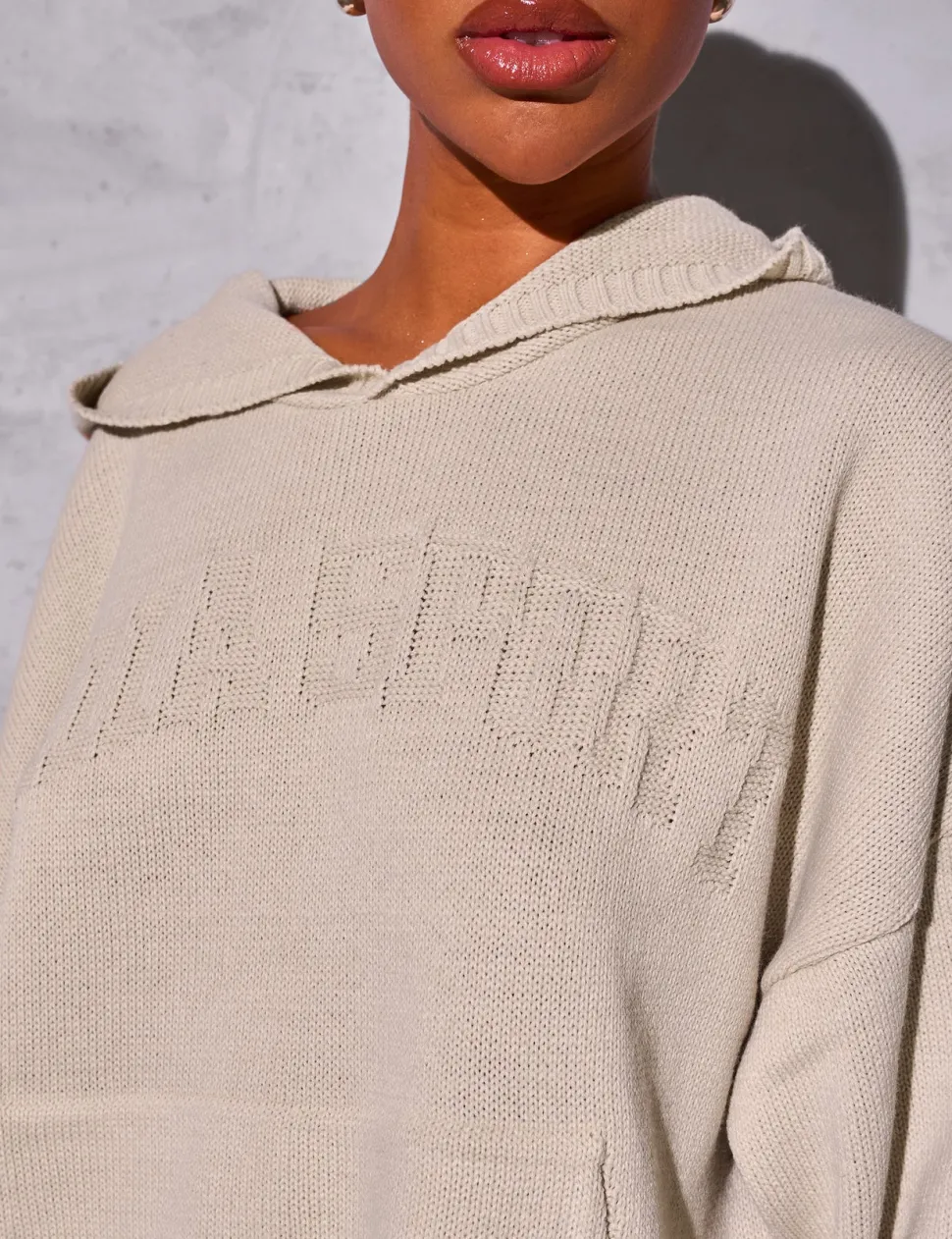 Cheap Kaiia Sport Knitted Hoodie Sculpt & Reset | Sculpt & Leisure