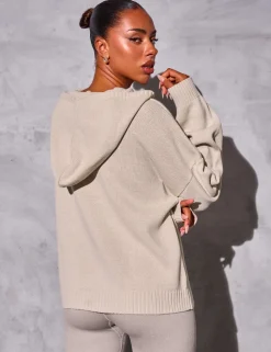 Cheap Kaiia Sport Knitted Hoodie Sculpt & Reset | Sculpt & Leisure