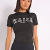 Online Kaiia Sport Logo Longline Baby Tee Sculpt & Reset | Sculpt & Leisure