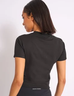 Online Kaiia Sport Logo Longline Baby Tee Sculpt & Reset | Sculpt & Leisure