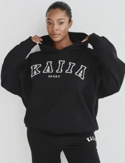 Discount Kaiia Sport Logo Oversized Hoodie Sculpt & Reset | Sculpt & Leisure