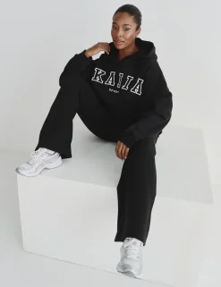 Discount Kaiia Sport Logo Oversized Hoodie Sculpt & Reset | Sculpt & Leisure