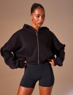 New Kaiia Sport Logo Zip Through Hoodie Sculpt & Reset | Sculpt & Leisure