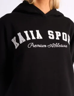 Fashion Kaiia Sport Oversized Hoodie & White Sculpt & Leisure | Kaiia The Label