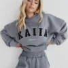 Best Sale Kaiia Sport Oversized Logo Hoodie in Charcoal Sweatshirt & Hoodies | Hoodies & Sweatshirts