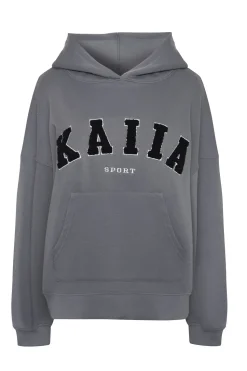 Best Sale Kaiia Sport Oversized Logo Hoodie in Charcoal Sweatshirt & Hoodies | Hoodies & Sweatshirts