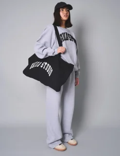 Hot Kaiia Sport Slogan Oversized Sweatshirt Grey Marl Sculpt & Leisure | Kaiia The Label