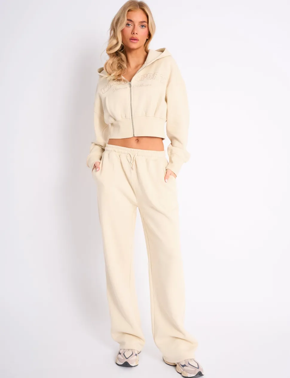 Best Sale Kaiia Sport Wide Leg Joggers Sculpt & Leisure | Kaiia The Label