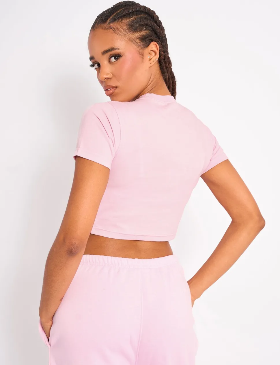 Flash Sale Kaiia Star Baby Tee Baby Pink Sculpt & Leisure | Kaiia The Label