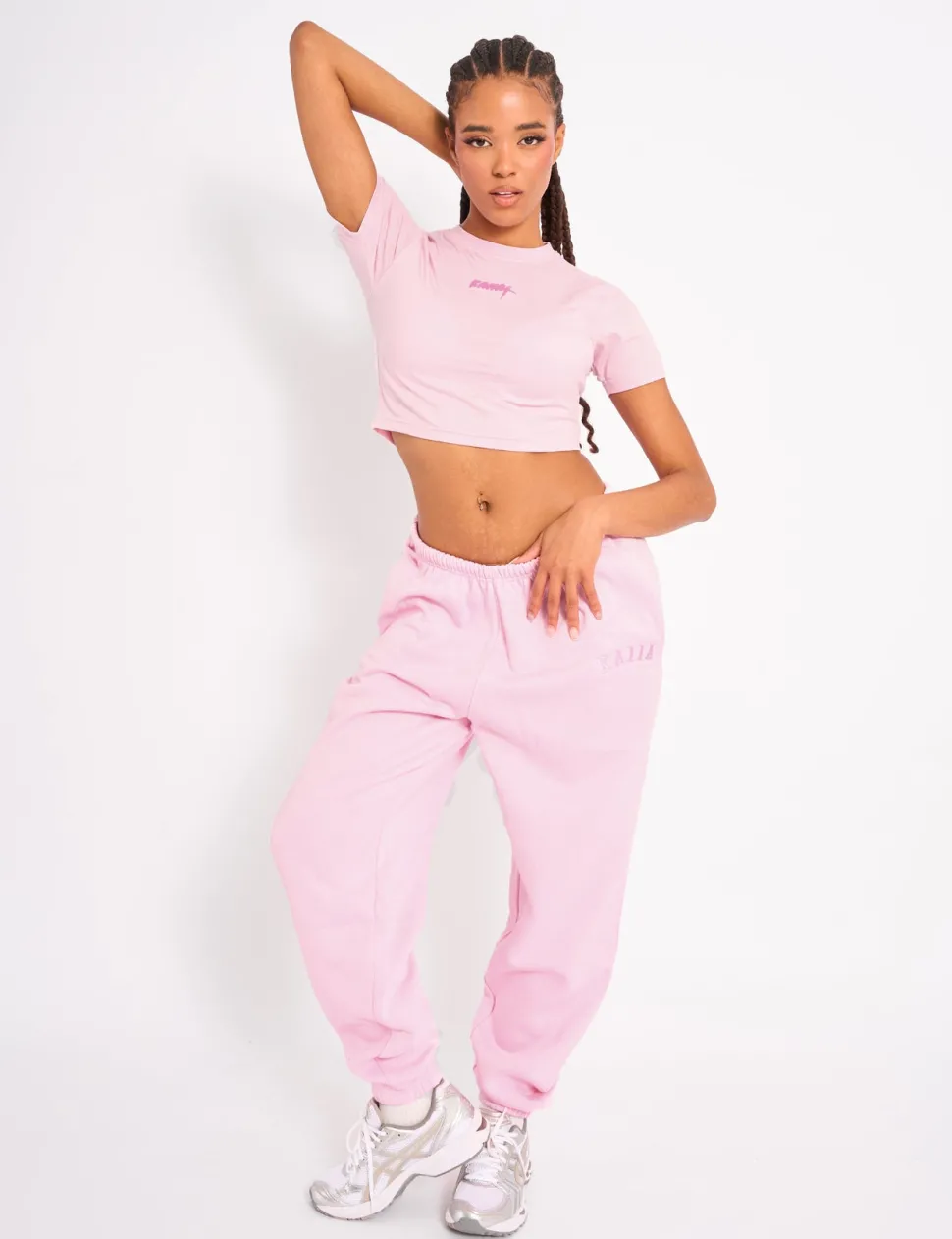 Flash Sale Kaiia Star Baby Tee Baby Pink Sculpt & Leisure | Kaiia The Label