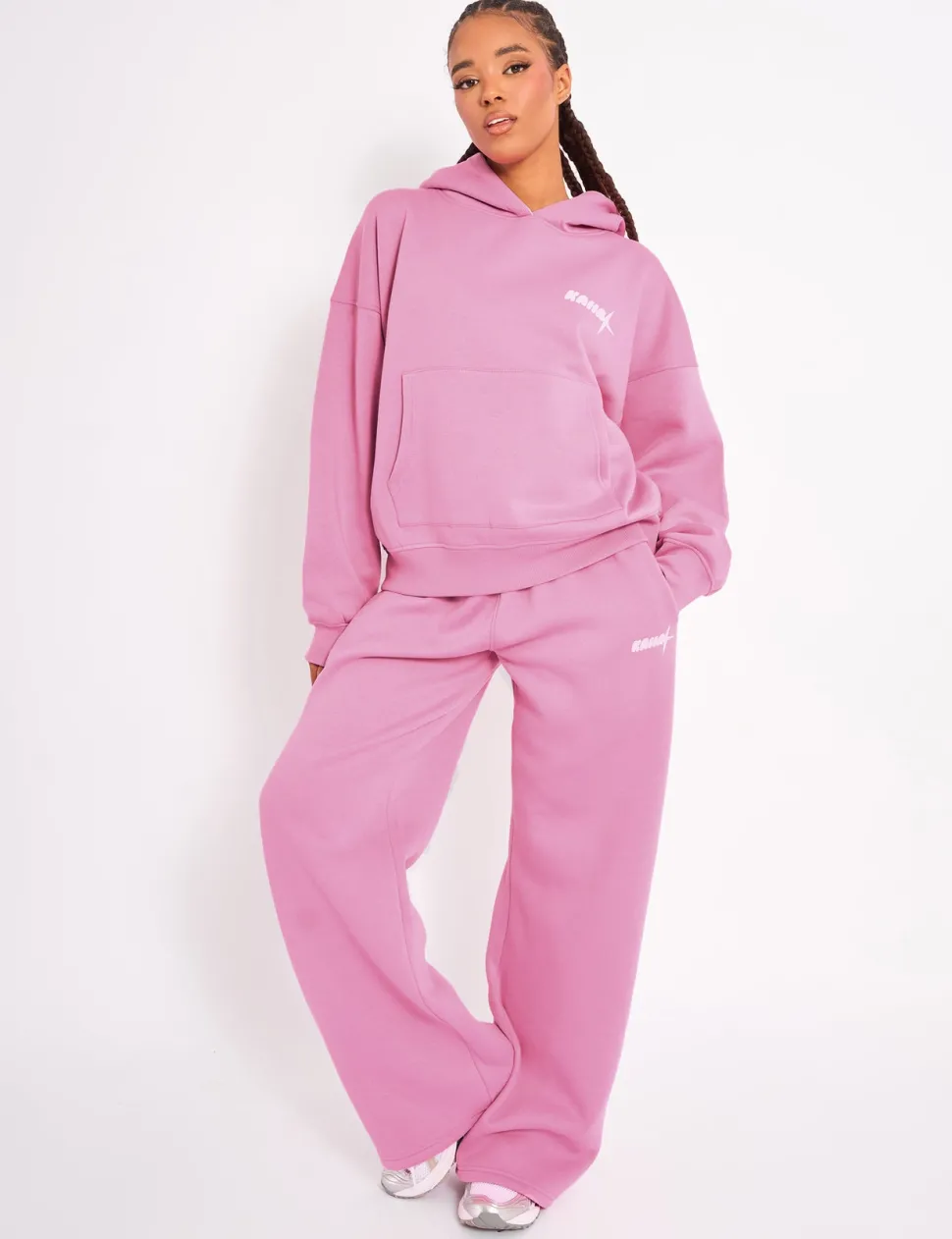 Clearance Kaiia Star Contrast Hood Oversized Hoodie Sculpt & Leisure | Kaiia The Label