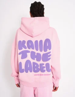 Discount Kaiia Star Graphic Oversized Hoodie Baby Pink Sculpt & Leisure | Kaiia The Label