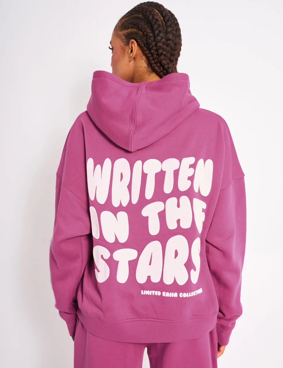 Cheap Kaiia Star Graphic Oversized Hoodie Hot Pink Sculpt & Leisure | Kaiia The Label