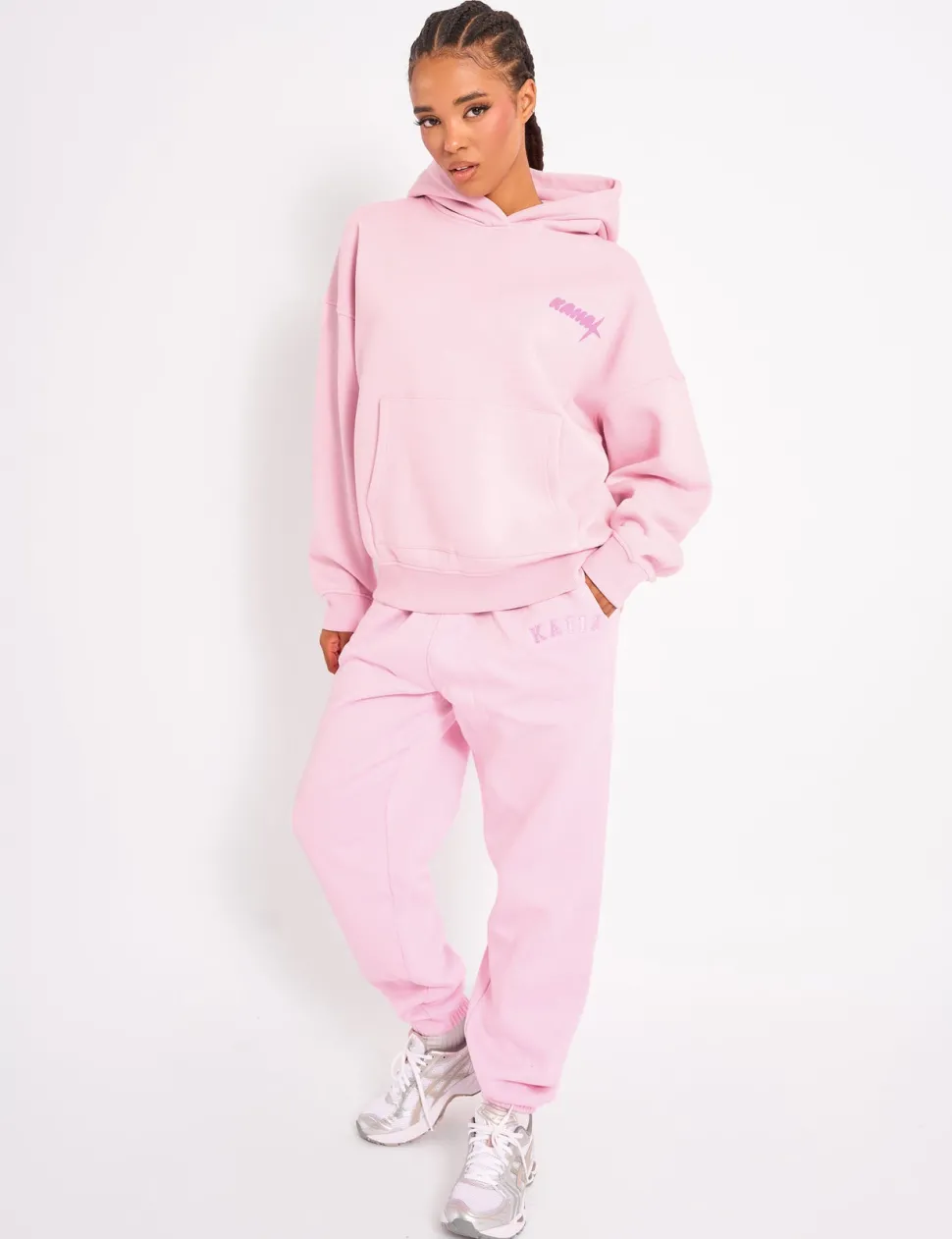 Discount Kaiia Star Graphic Oversized Hoodie Baby Pink Sculpt & Leisure | Kaiia The Label