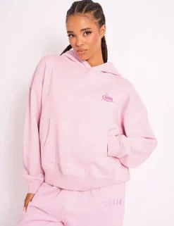 Best Sale Kaiia Star Ombre Graphic Oversized Hoodie Baby Pink Sculpt & Leisure | Kaiia The Label