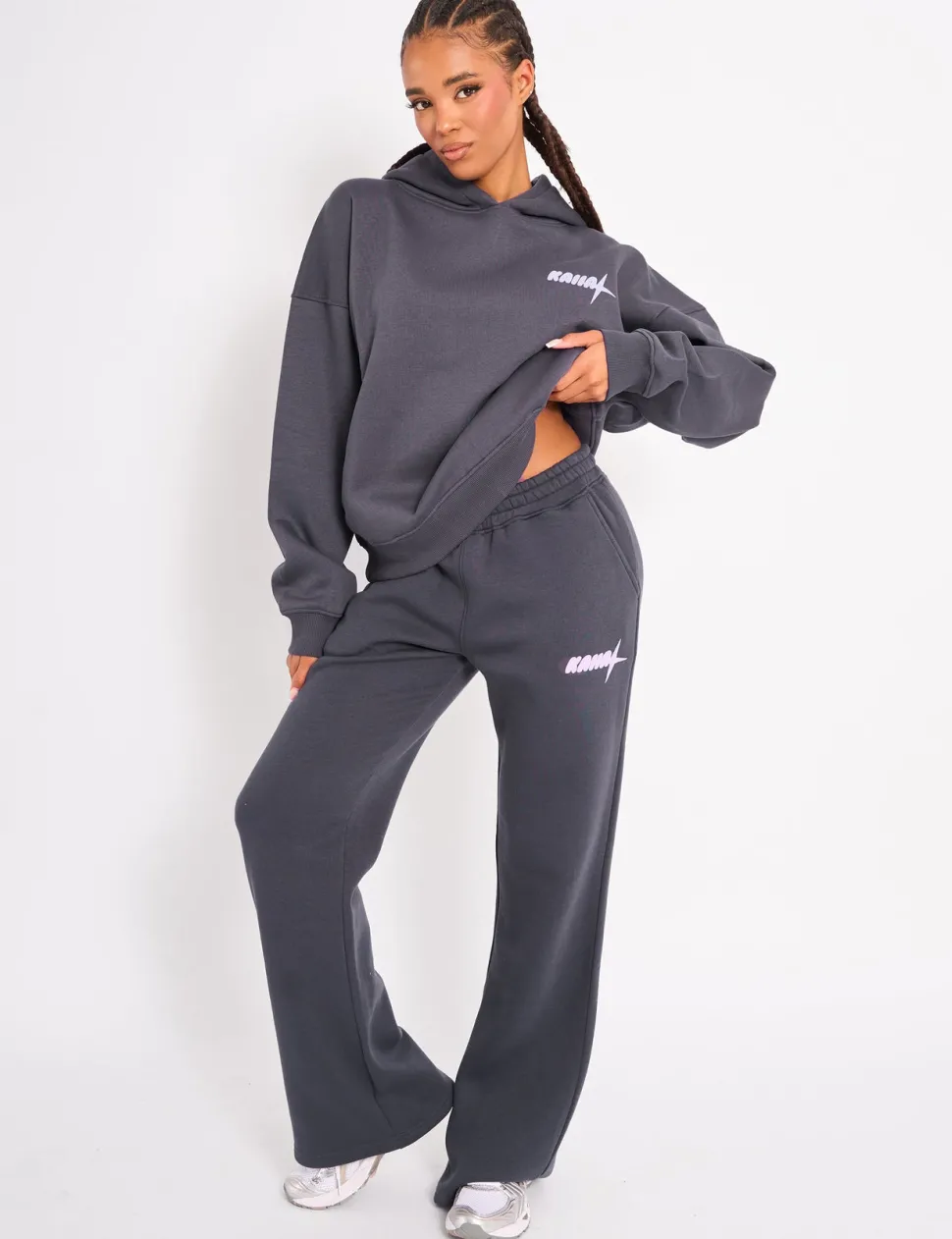 Shop Kaiia Star Wide Leg Joggers Sculpt & Leisure | Kaiia The Label