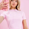 Best Kaiia Studio Baby Tee Baby Pink Sculpt & Leisure | Kaiia The Label