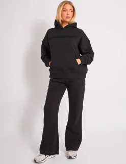 Outlet Kaiia Studio Borg Bubble Logo Oversized Hoodie Sculpt & Leisure | Kaiia The Label