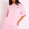 Shop Kaiia Studio Bubble Logo Oversized Tee in Pink Sculpt & Leisure | Kaiia The Label