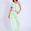 Shop Kaiia Studio Bubble Logo Wide Leg Joggers & Lilac Tracksuits | Tracksuits