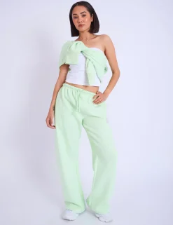 Shop Kaiia Studio Bubble Logo Wide Leg Joggers & Lilac Tracksuits | Tracksuits