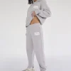 Best Kaiia Studio Bubble Logo Cuffed Joggers Light Grey Sculpt & Leisure | Kaiia The Label
