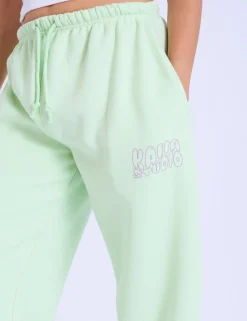 Shop Kaiia Studio Bubble Logo Wide Leg Joggers & Lilac Tracksuits | Tracksuits
