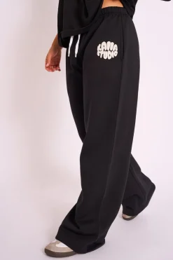 Online Kaiia Studio Bubble Logo Wide Leg Jogger Sculpt & Leisure | Kaiia The Label