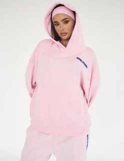 Clearance Kaiia Studio Bubble Logo Oversized Hoodie Baby & Blue Back In Stock | Tracksuits