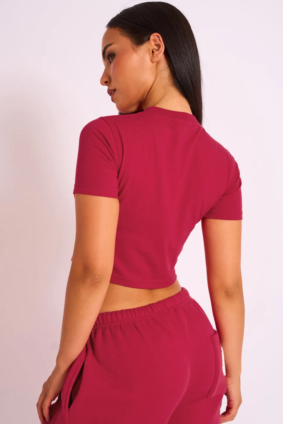 New Kaiia Studio Bubble Logo Baby Tee Red Sculpt & Leisure | Kaiia The Label
